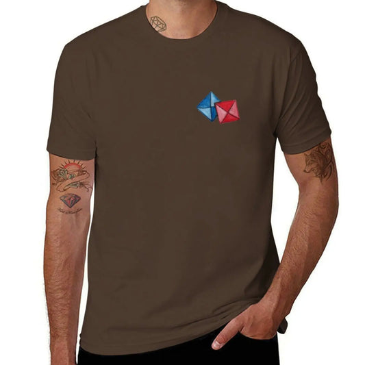 Dark Coffee Squid Game T-Shirt - Red and Blue Envelopes