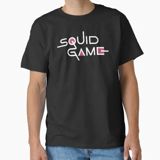 Squid Game Black T-Shirt for kids – Iconic Logo