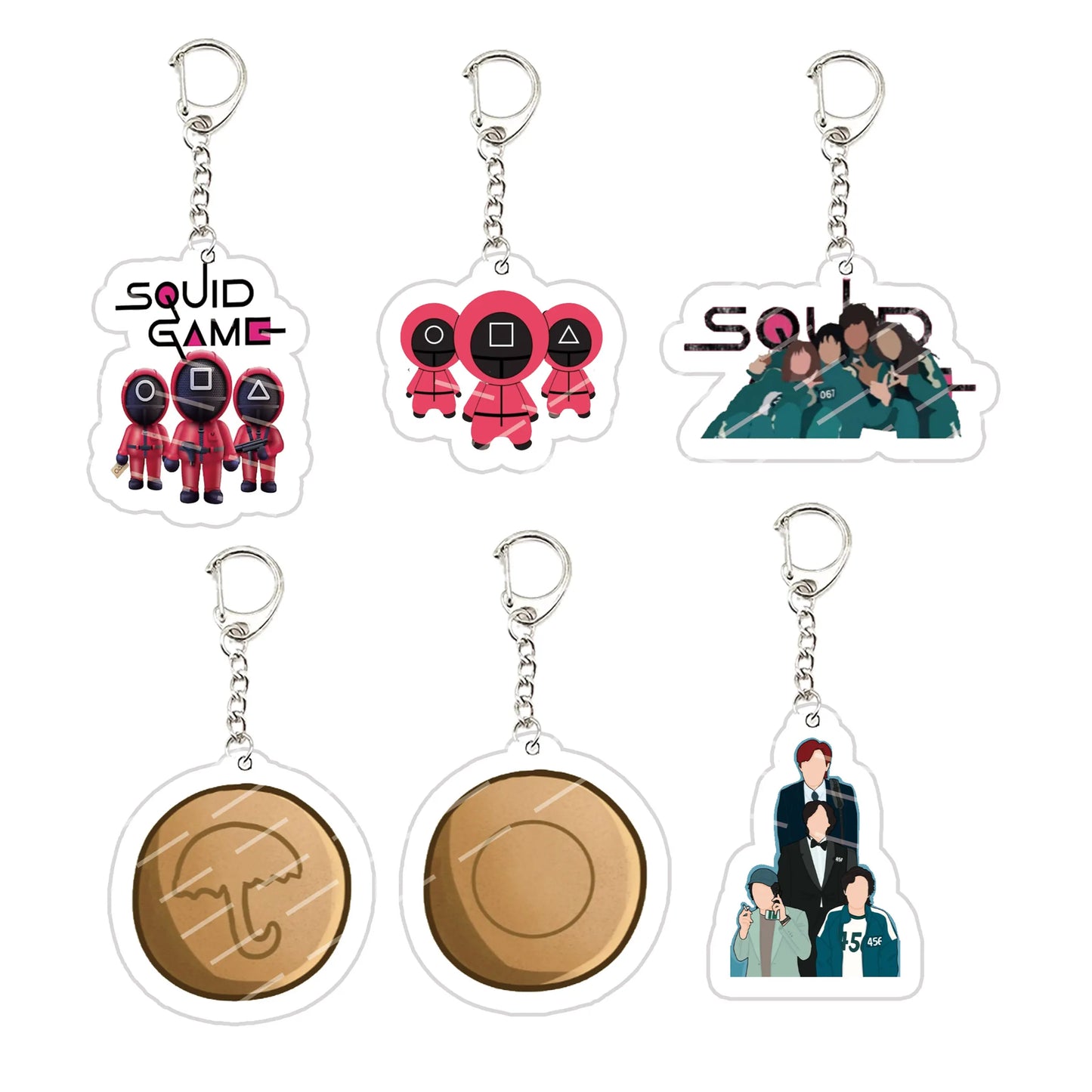 Squid Game Guard Trio Keychain