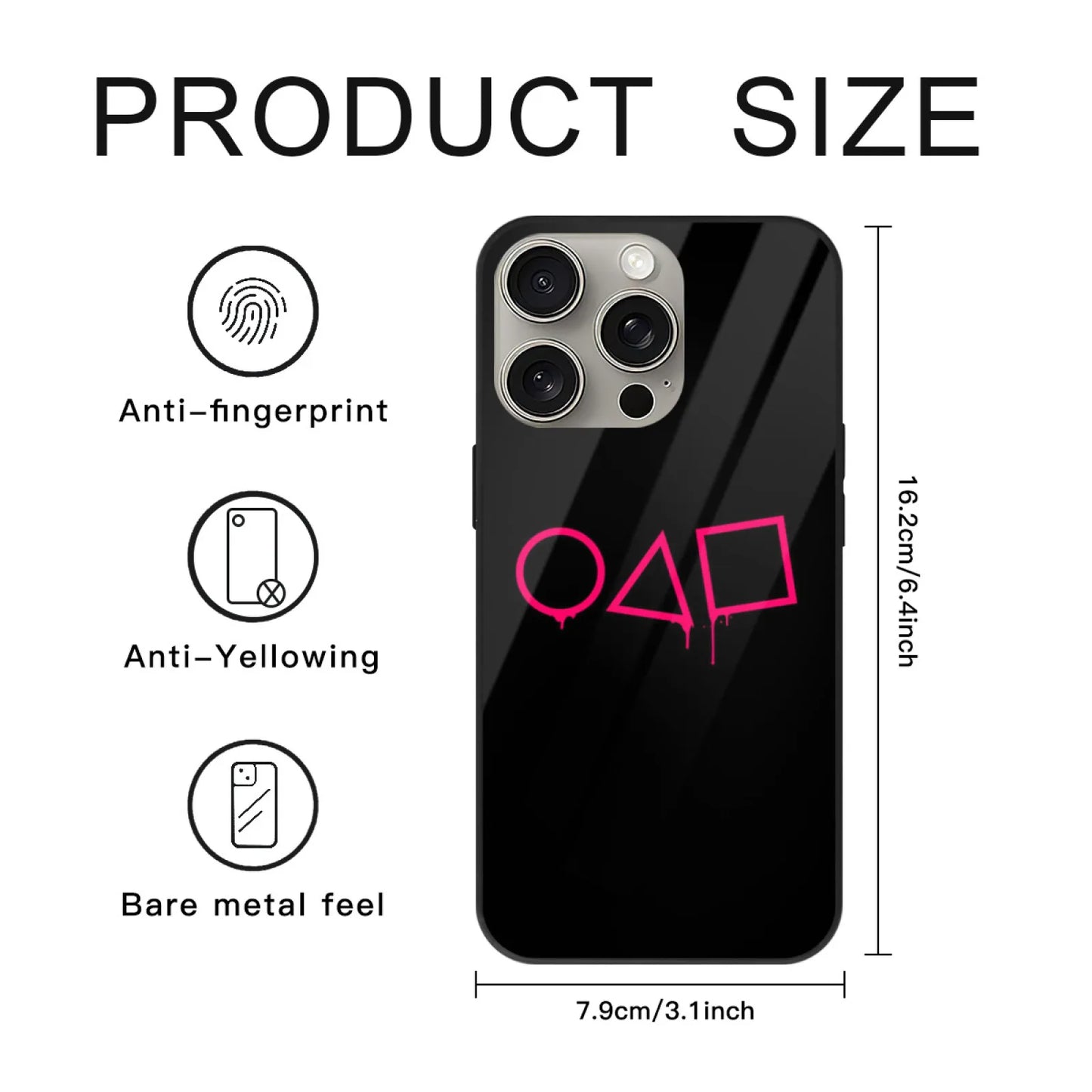 Squid Game iPhone Case Black