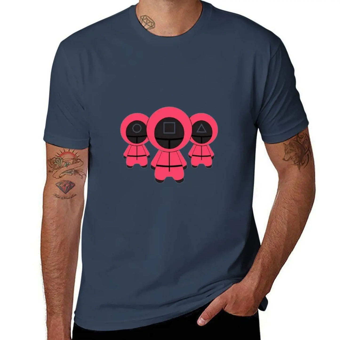 Squid Game Guard T-Shirt - Navy Blue