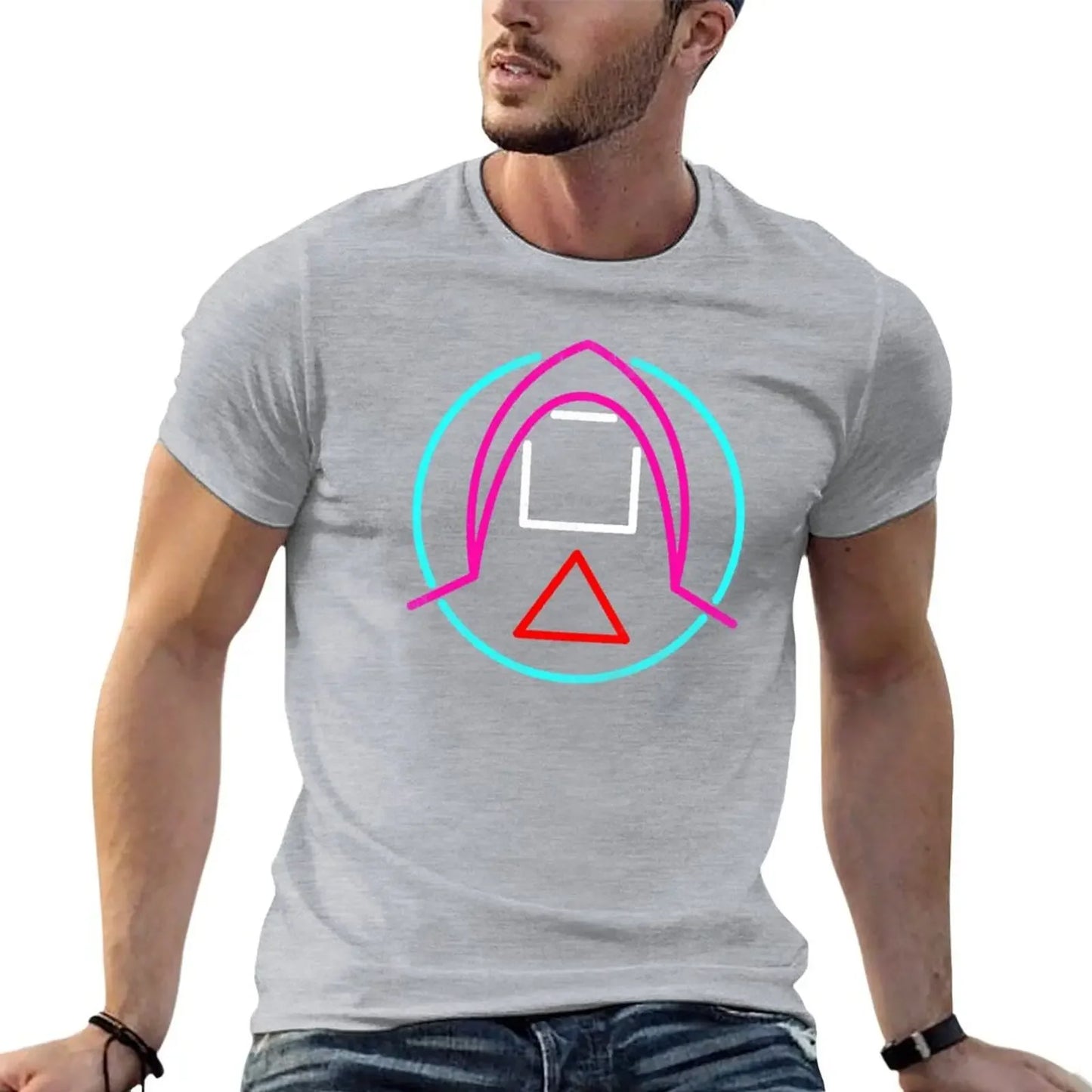 Gray Squid Game Guard T-Shirt