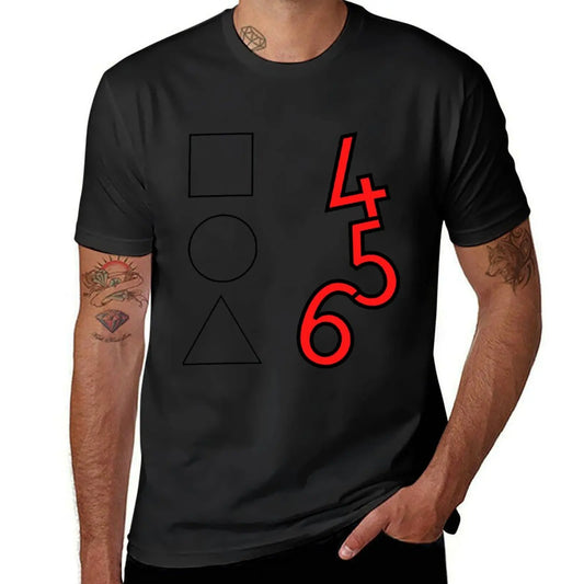 Player 456 Black T-Shirt – Squid Game