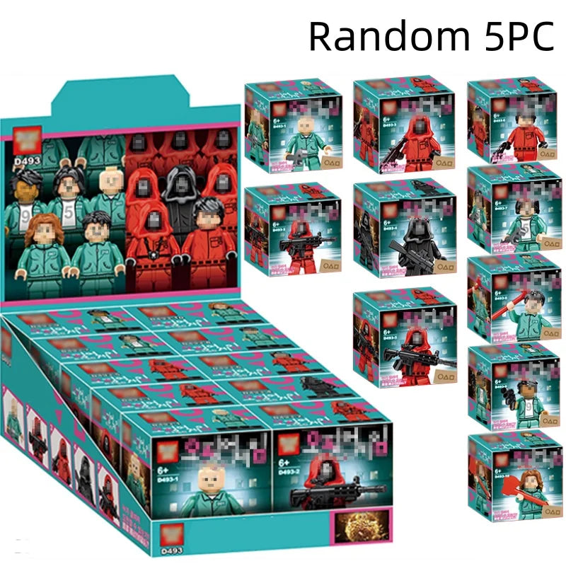 Squid Game Mini Figures Set – Complete 10-Piece Collection