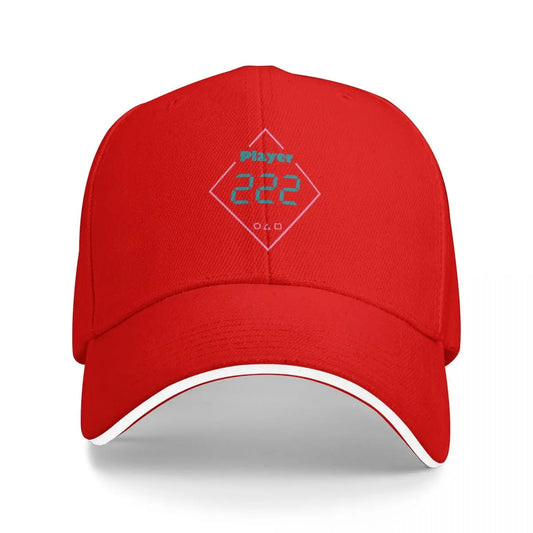 Player 222 Kim Jun-hee Cap Squid Game Red