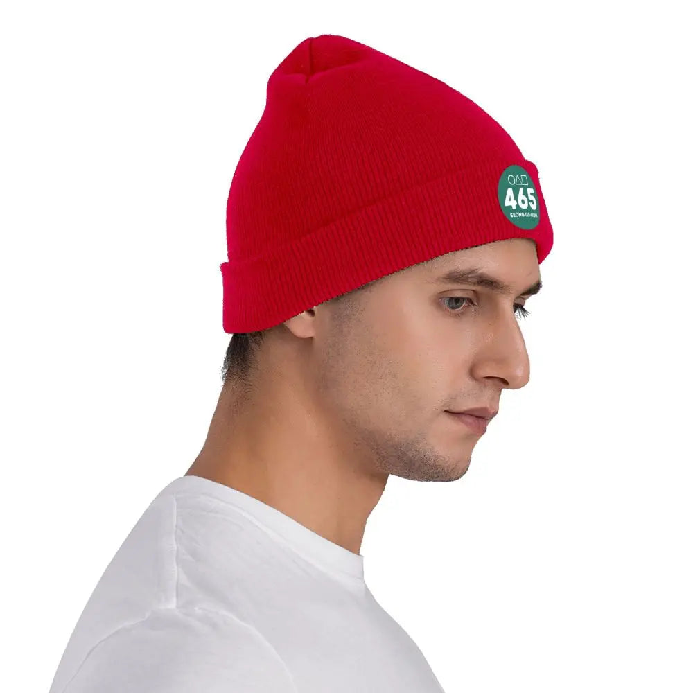 Player 456 Seong Gi-hun Beanie Squid Game Red