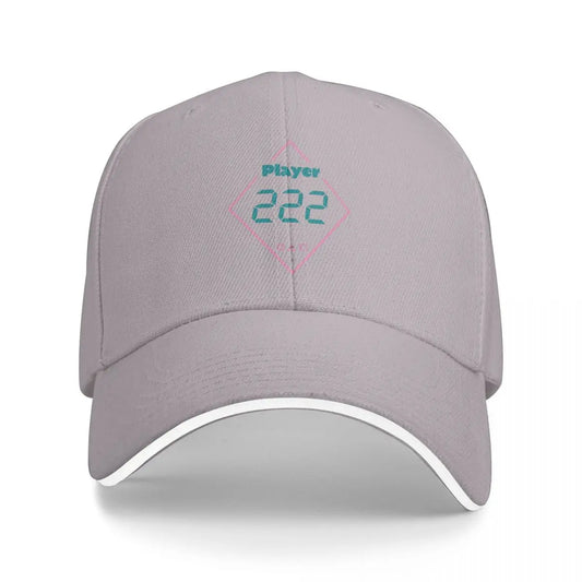 Player 222 Kim Jun-hee Cap Squid Game Gray
