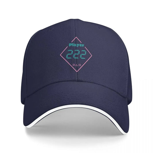 Player 222 Kim Jun-hee Cap Squid Game Navy Blue