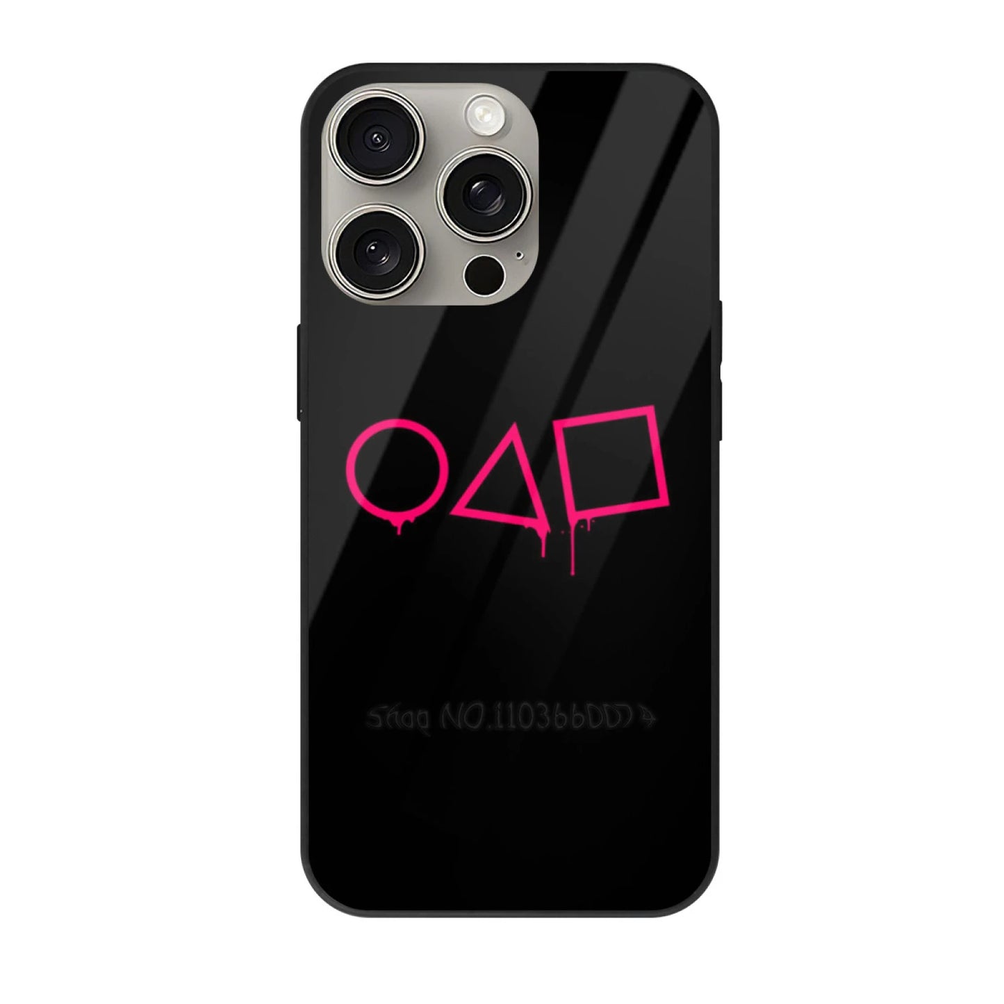 Squid Game iPhone Case Black