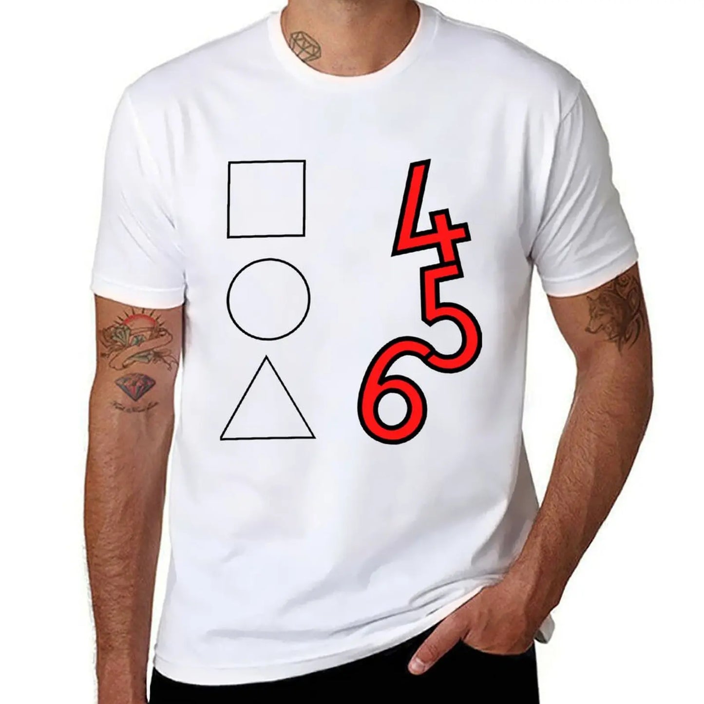 Player 456 White T-Shirt – Squid Game