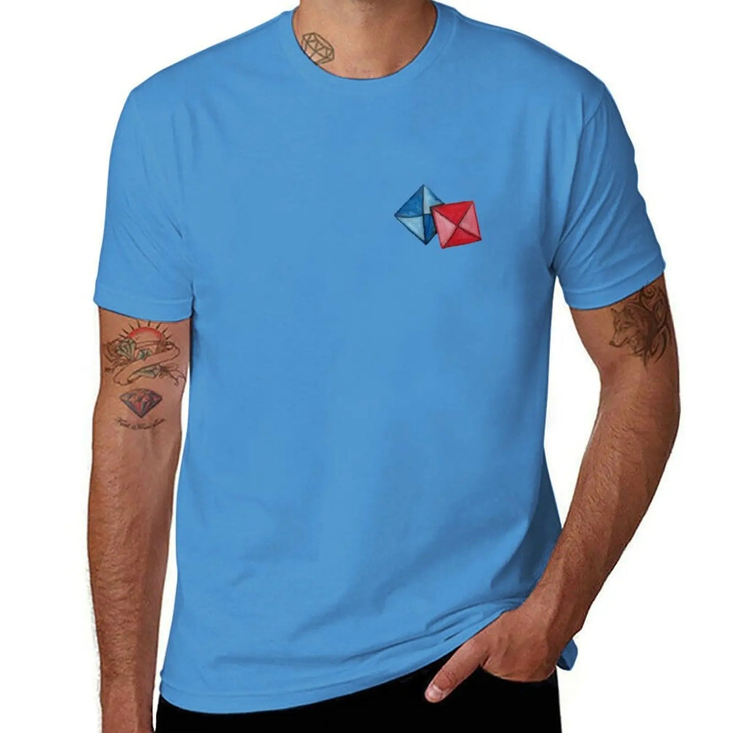 Blue Light Squid Game T-Shirt - Red and Blue Envelopes