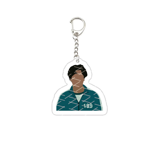 Squid Game Ali Abdul Keychain – Player 199