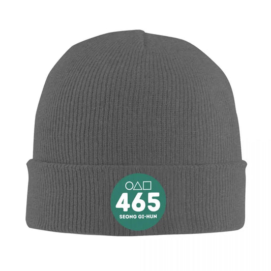 Player 456 Seong Gi-hun Beanie Squid Game Dark Grey