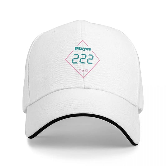 Player 222 Kim Jun-hee Cap Squid Game White